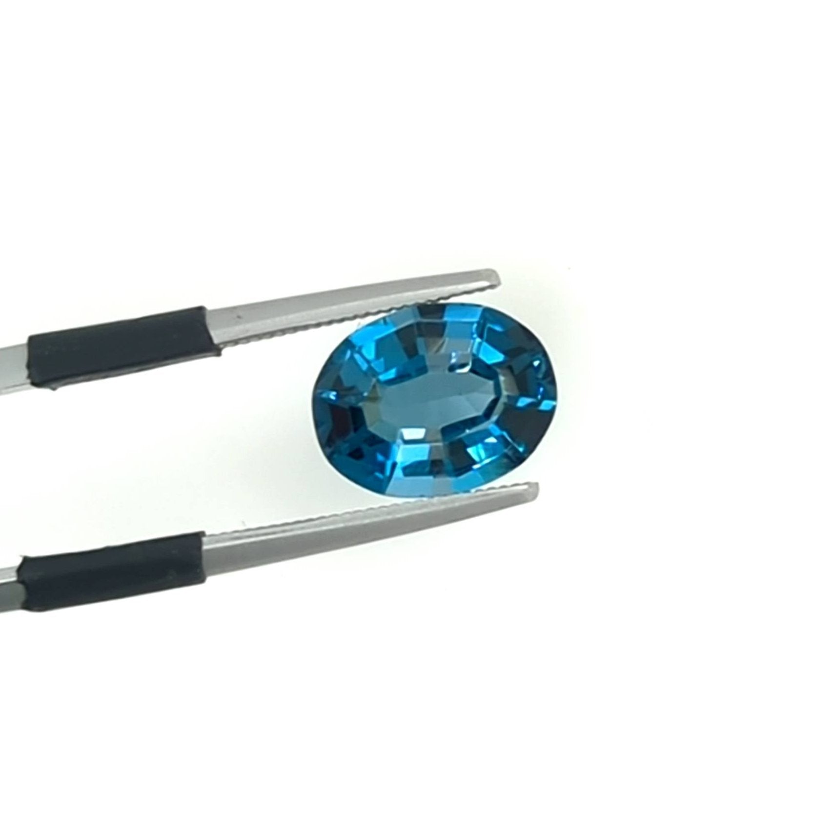 3.06ct Modified Oval London Blue Topaz Gemstone