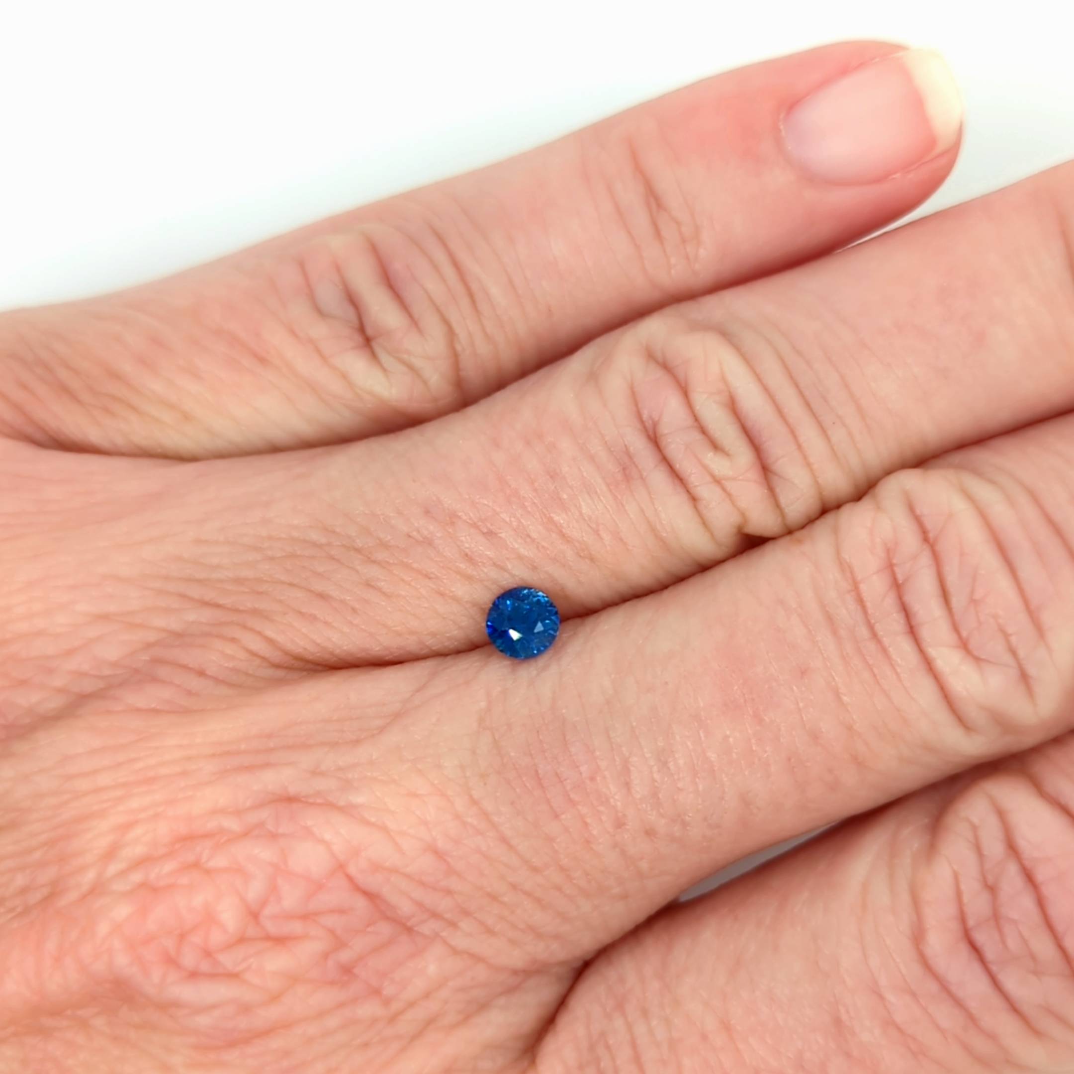 0.35ct Round Blue Sapphire Loose Gemstone
