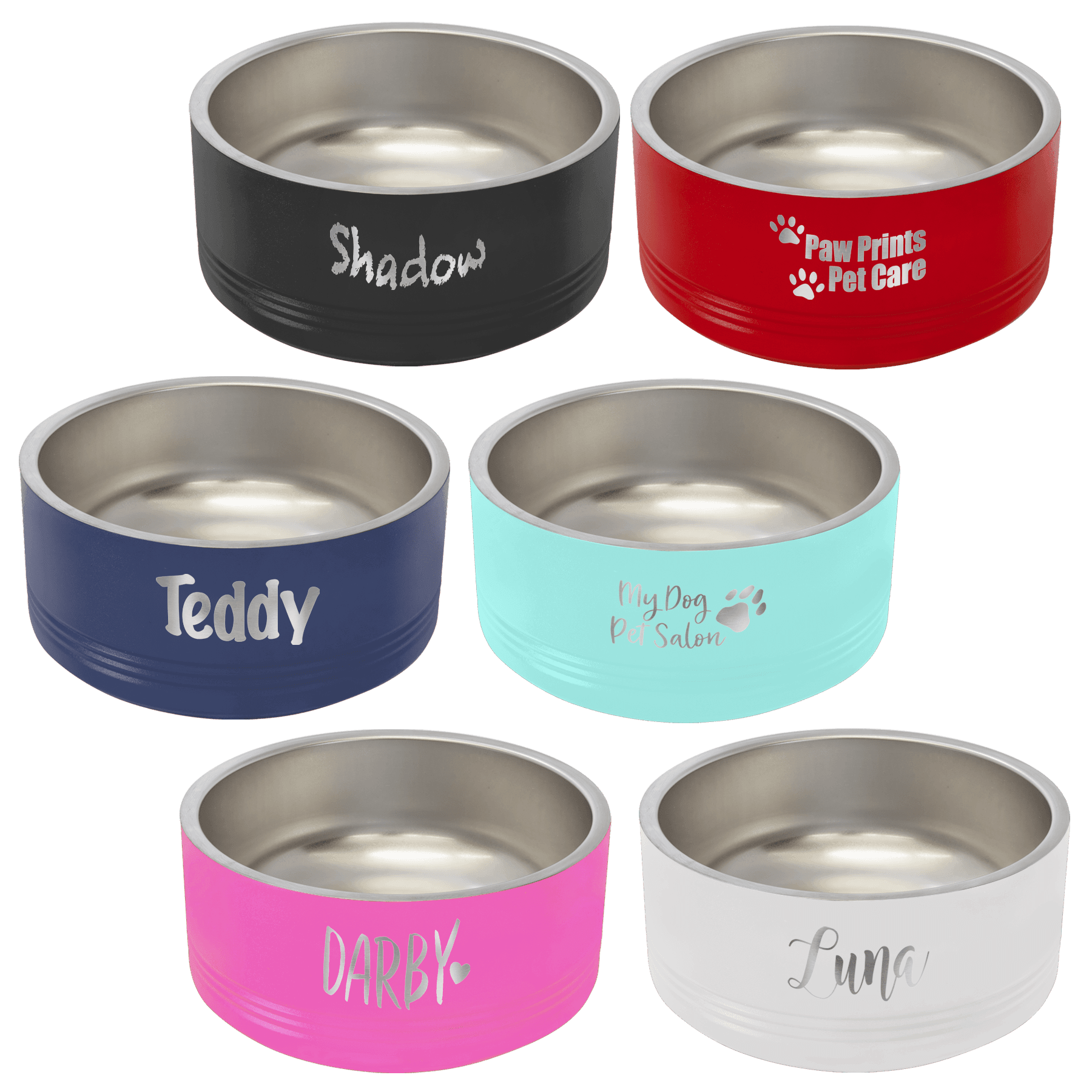 32oz Custom Engraved Vacuum Insulated Pet Bowl by Polar Camel - The Rutile Ltd