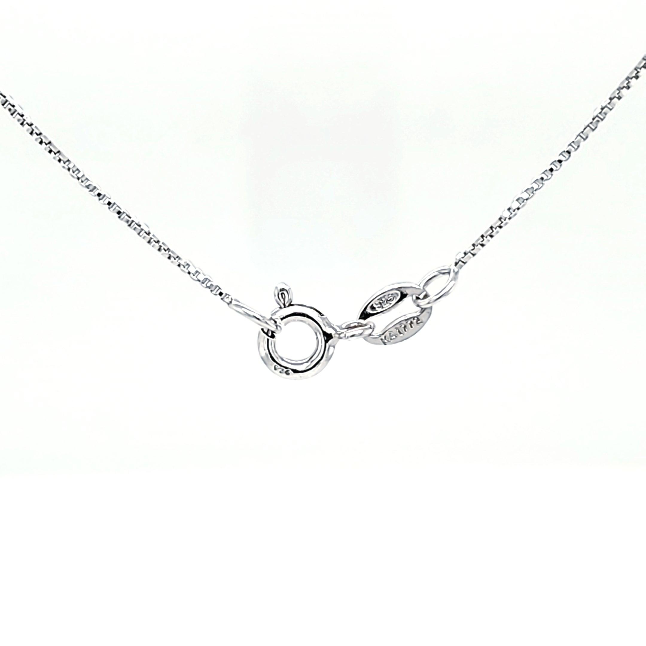 Circled Golden South Sea Pearl on Sterling Silver Chain - The Rutile Ltd