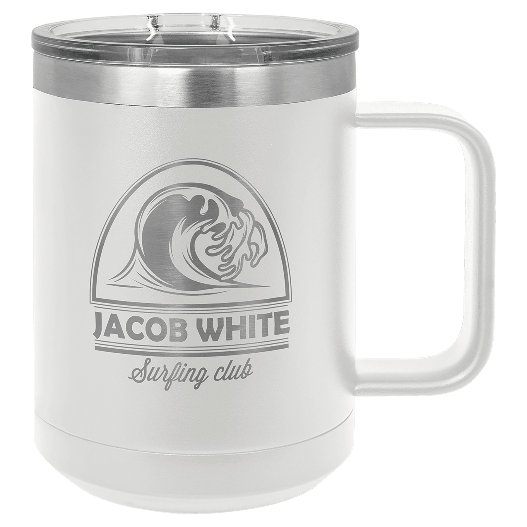 Custom Engraved Vacuum Insulated 15oz Travel Coffee Mug by Polar Camel - The Rutile Ltd
