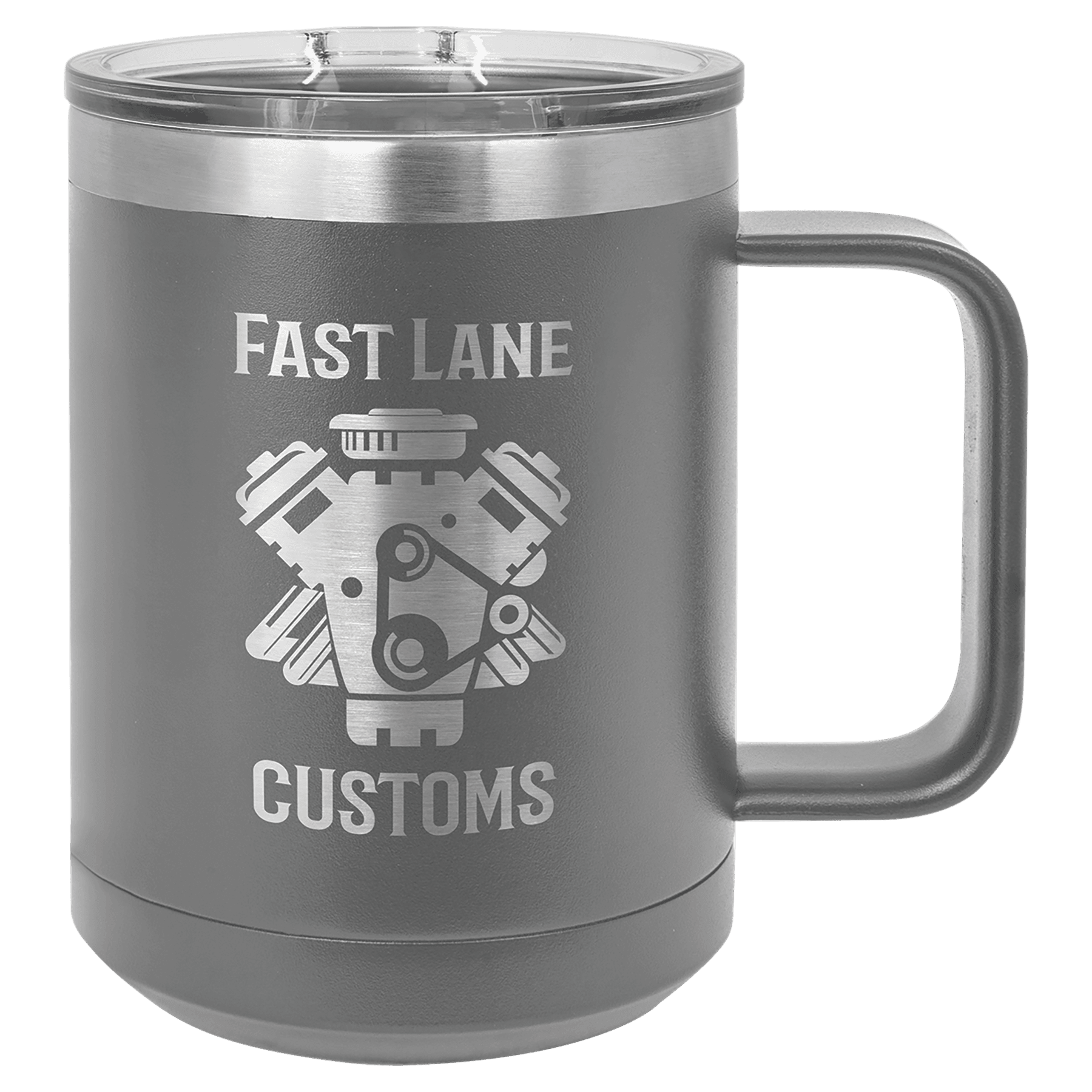 Custom Engraved Vacuum Insulated 15oz Travel Coffee Mug by Polar Camel - The Rutile Ltd
