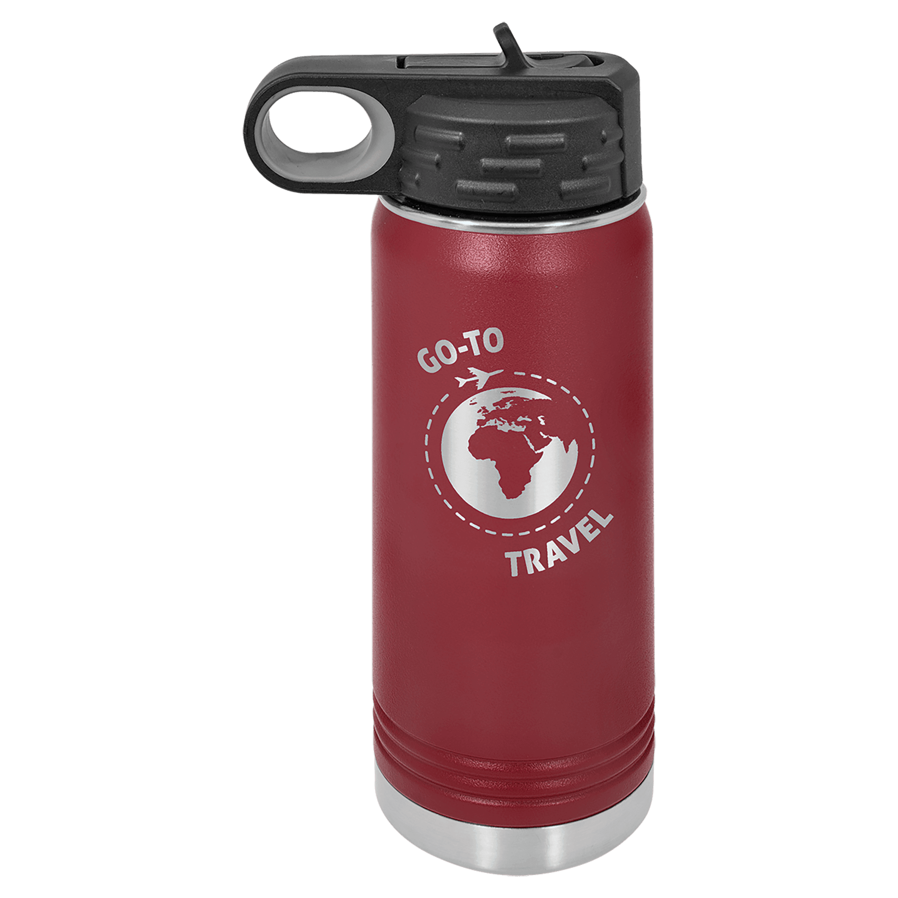 Custom Engraved Vacuum Insulated 20oz Water Bottle by Polar Camel - The Rutile Ltd