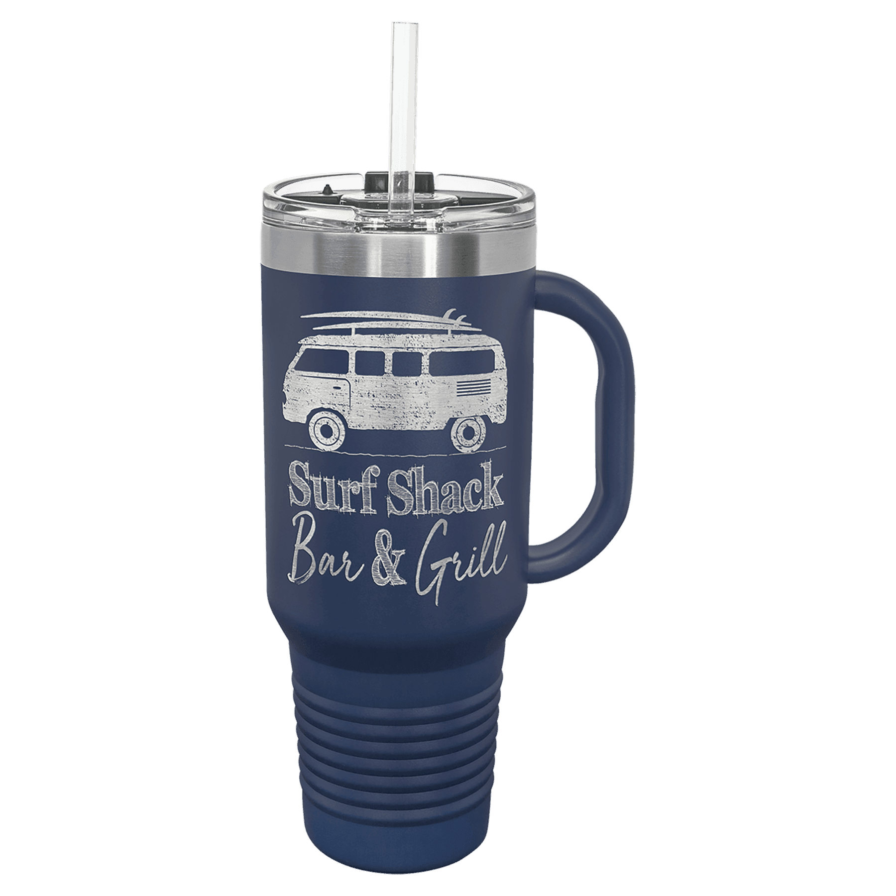 Custom Engraved Vacuum Insulated 40oz Travel Mug with Handle by Polar Camel - The Rutile Ltd