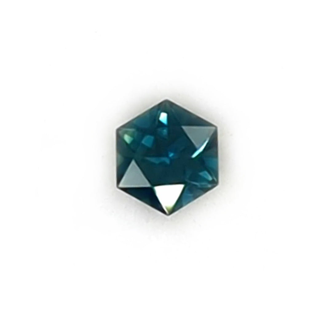 0.79ct Star Cut Natural Blue Sapphire with GCI Report