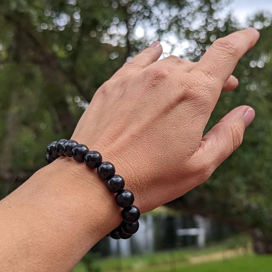 Shungite Stretchy Bracelet - The Rutile Ltd
