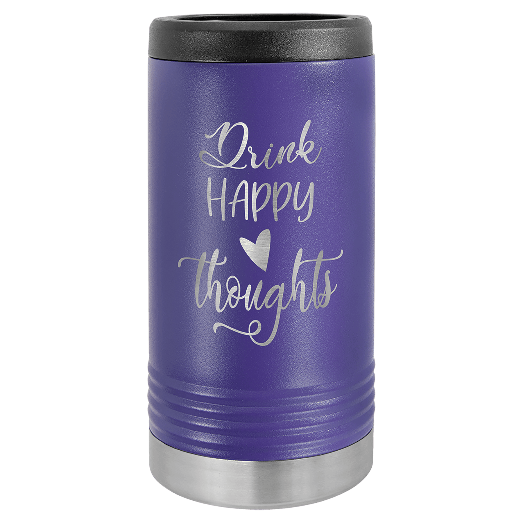 Slim Can Vacuum Insulated Beverage Holder with Custom Engraving by Polar Camel - The Rutile Ltd