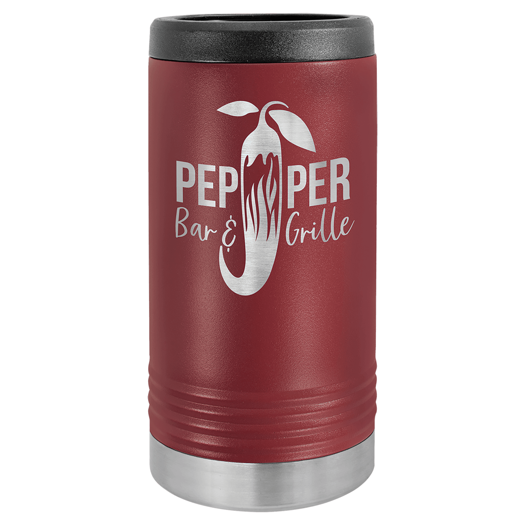 Slim Can Vacuum Insulated Beverage Holder with Custom Engraving by Polar Camel - The Rutile Ltd