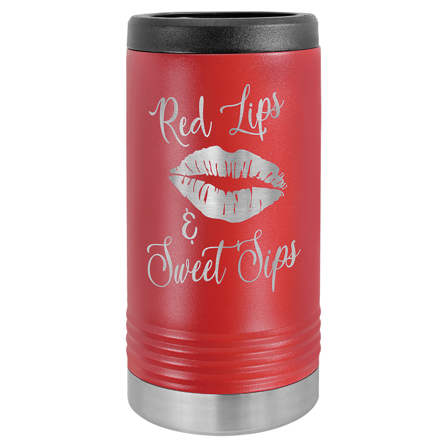 Slim Can Vacuum Insulated Beverage Holder with Custom Engraving by Polar Camel - The Rutile Ltd