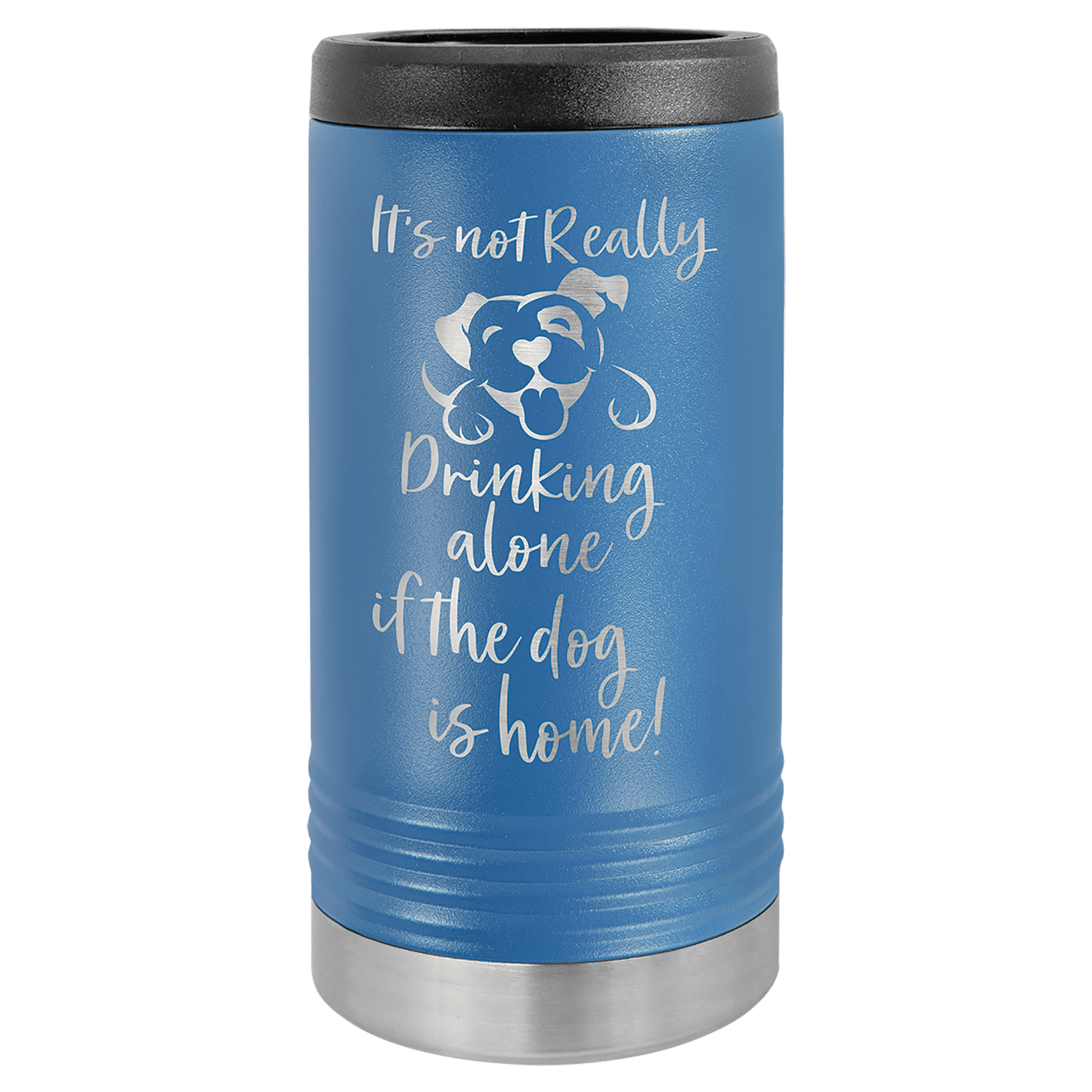 Slim Can Vacuum Insulated Beverage Holder with Custom Engraving by Polar Camel - The Rutile Ltd