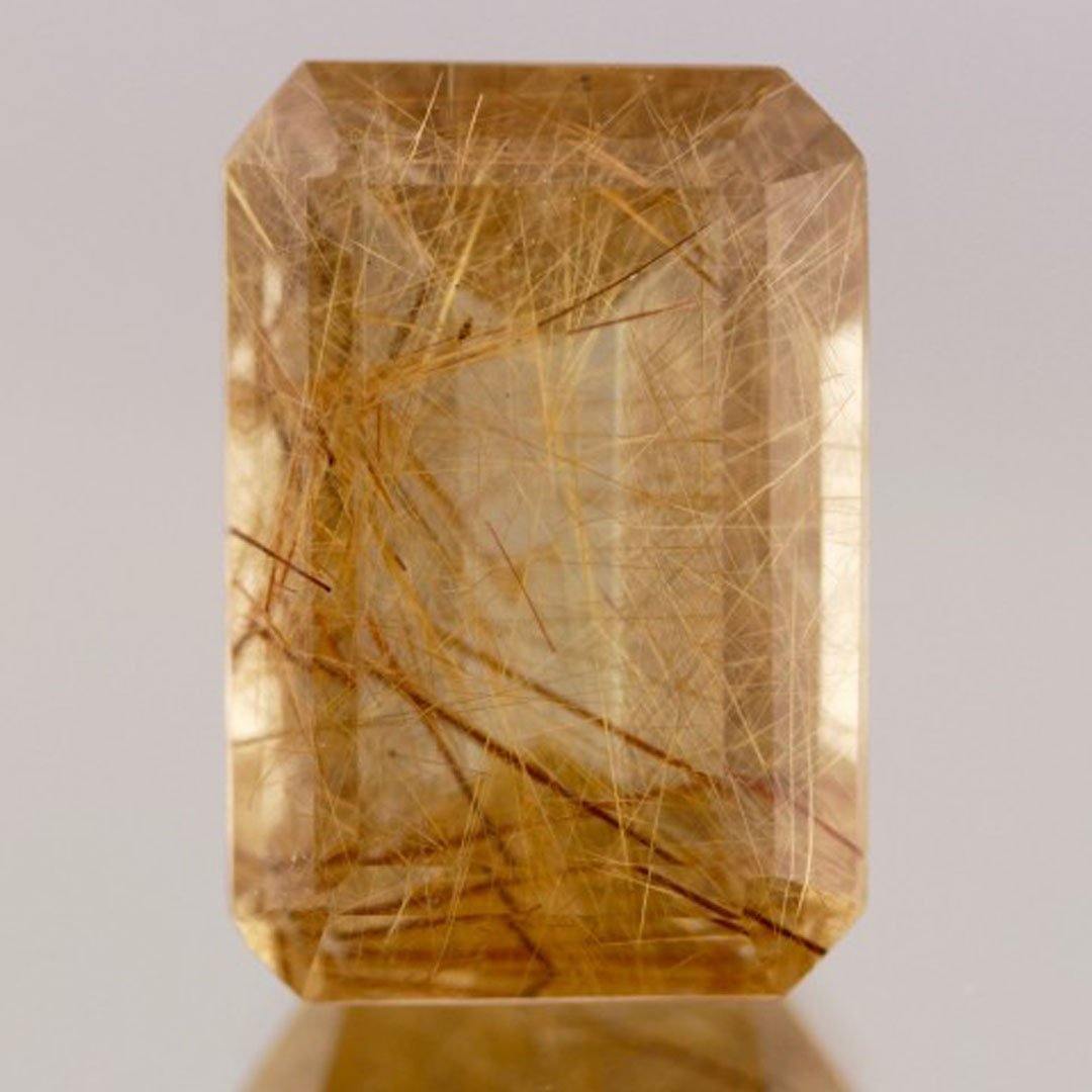 25.92cts Stunning Rutilated Quartz from Madagascar - The Rutile Ltd
