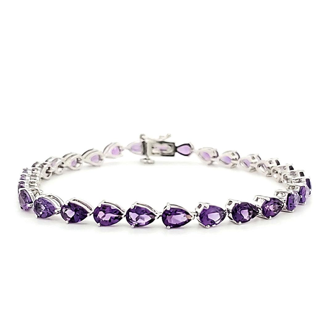 Signature Gemstone Tennis Bracelet in Sterling Silver - The Rutile Ltd