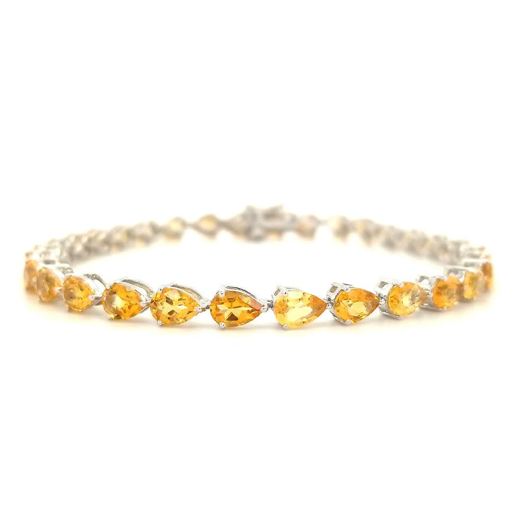 Signature Gemstone Tennis Bracelet in Sterling Silver - The Rutile Ltd