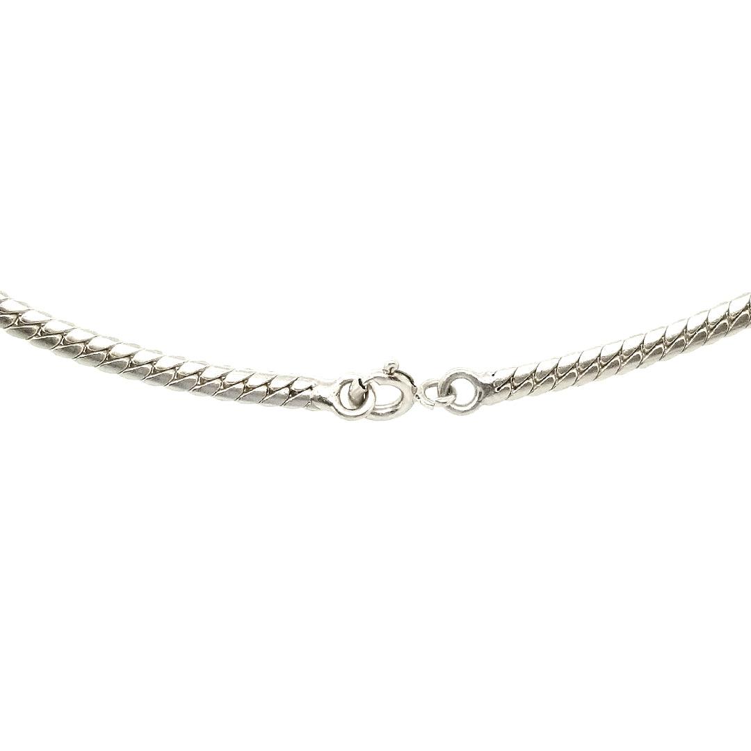 "The Ponderosa" - Emerald and Cubic Zirconia Sterling Silver Necklace - The Rutile Ltd