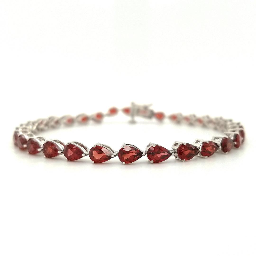 Signature Gemstone Tennis Bracelet in Sterling Silver - The Rutile Ltd
