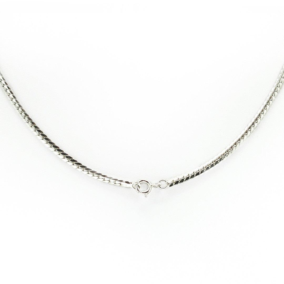 "The Scarlet" Ruby and Cubic Zirconia Statement Necklace in Sterling Silver - The Rutile Ltd