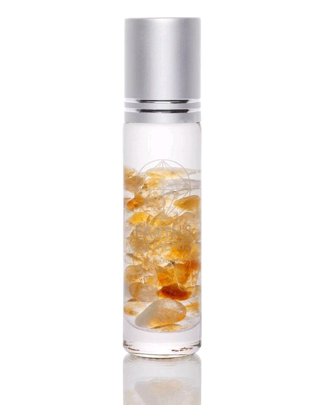 Abundance - Aromatherapy & Crystal Organic Roll On - The Rutile Ltd
