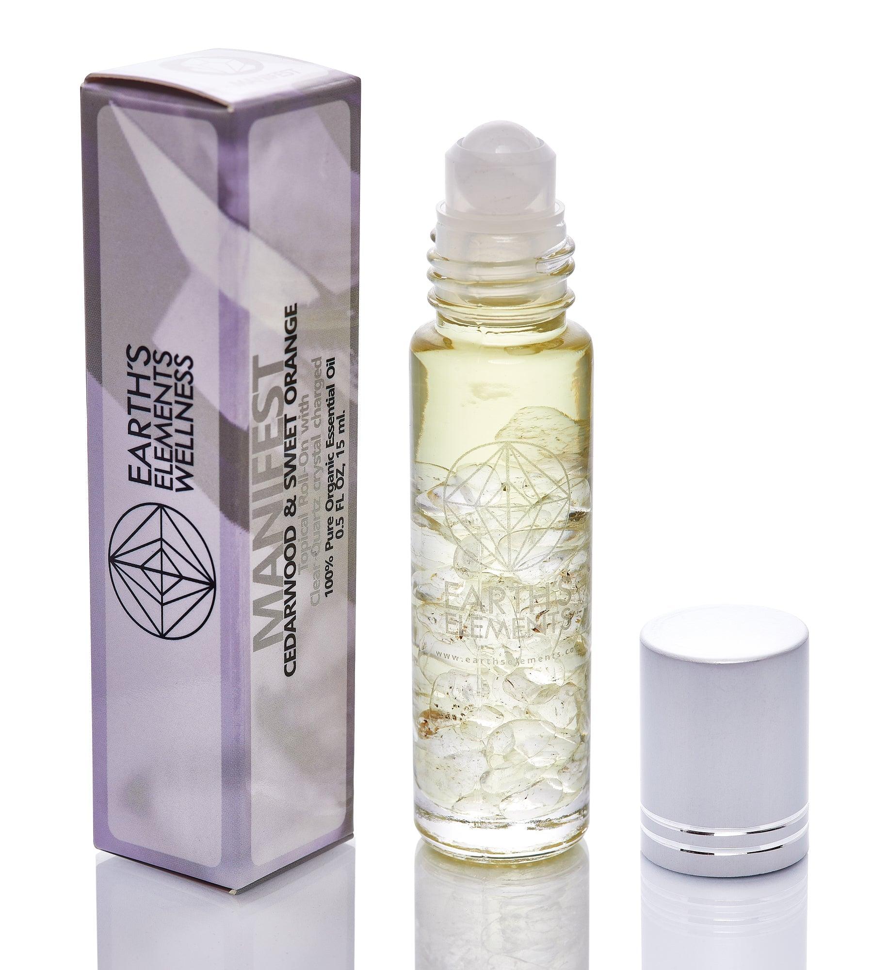 Manifest - Aromatherapy & Crystal Organic Roll On - The Rutile Ltd