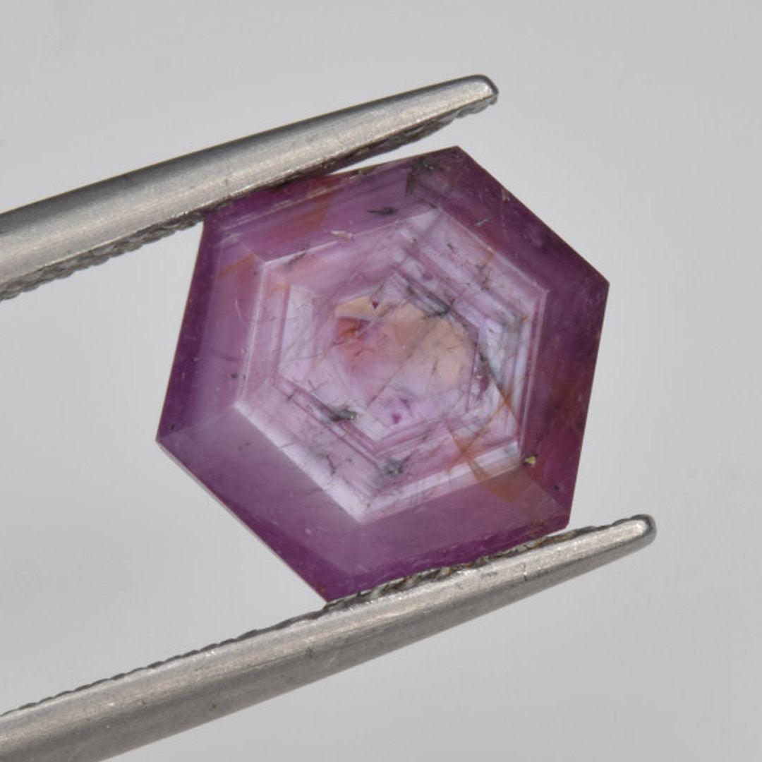 Natural Ruby from Guinea with Green Tourmaline Pendant on Adjustable Chain - The Rutile Ltd