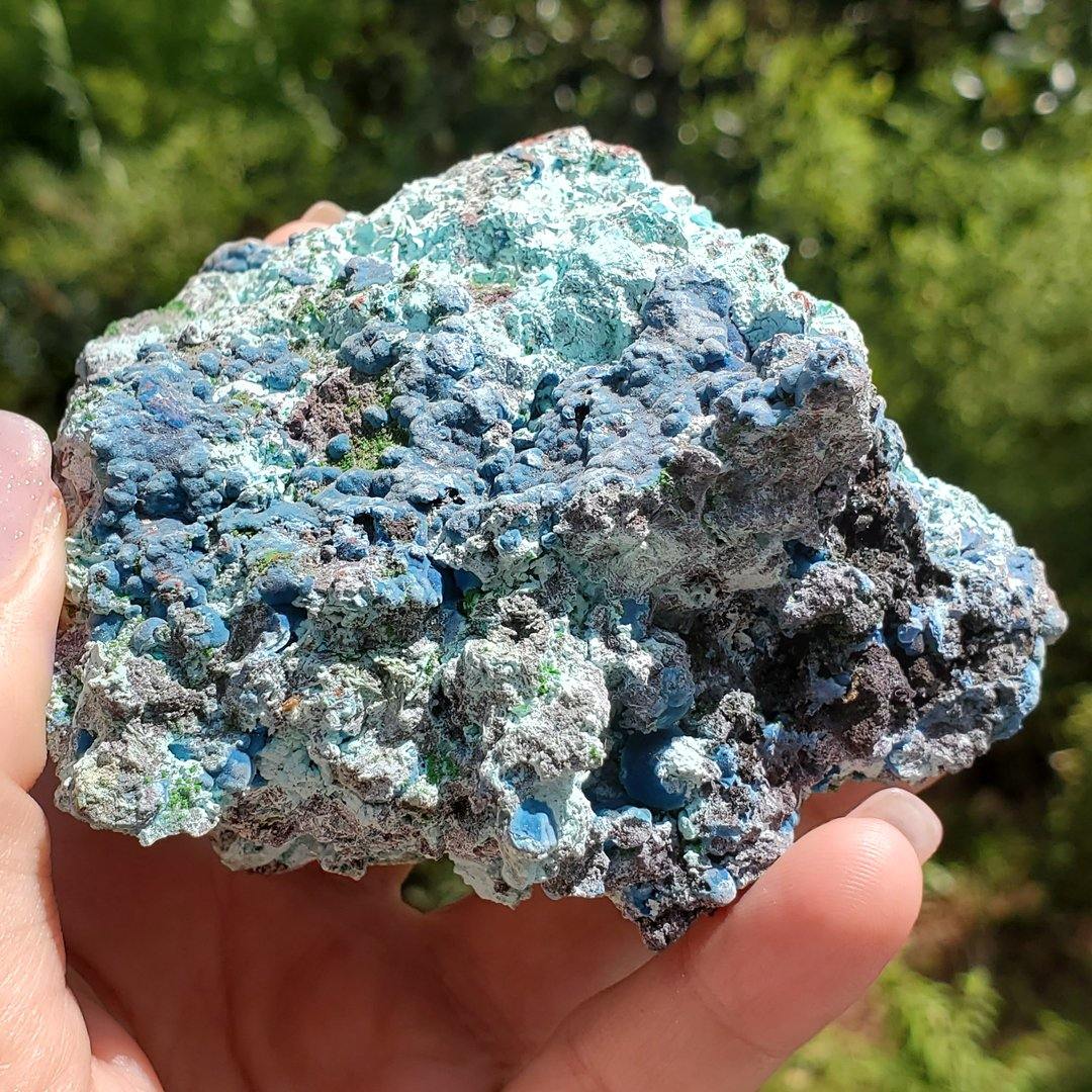 Shattuckite, Duftite, and Aurichalcite Specimen from China - The Rutile Ltd