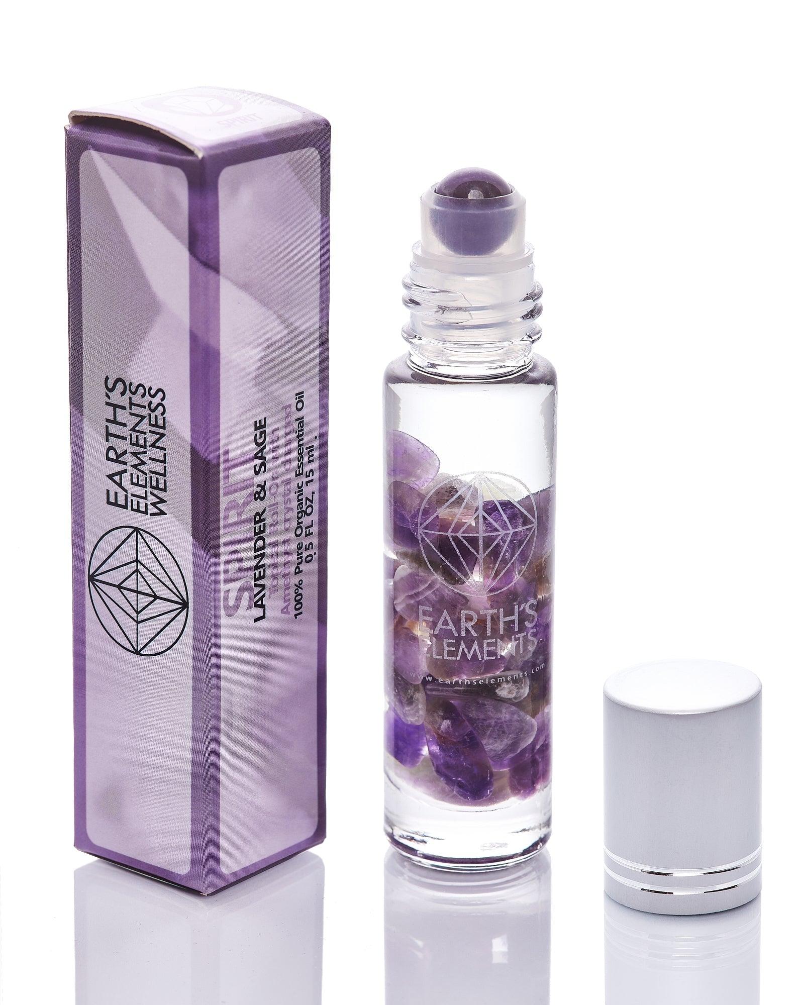 Spirit - Aromatherapy & Crystal Organic Roll On - The Rutile Ltd