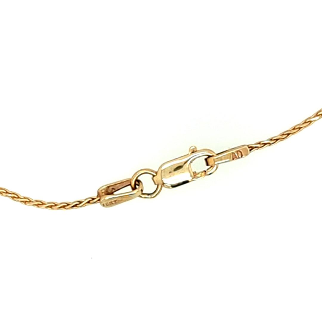 Steel Tahitian Pearl Coral Inspired 14kt Yellow Gold Pendant - The Rutile Ltd