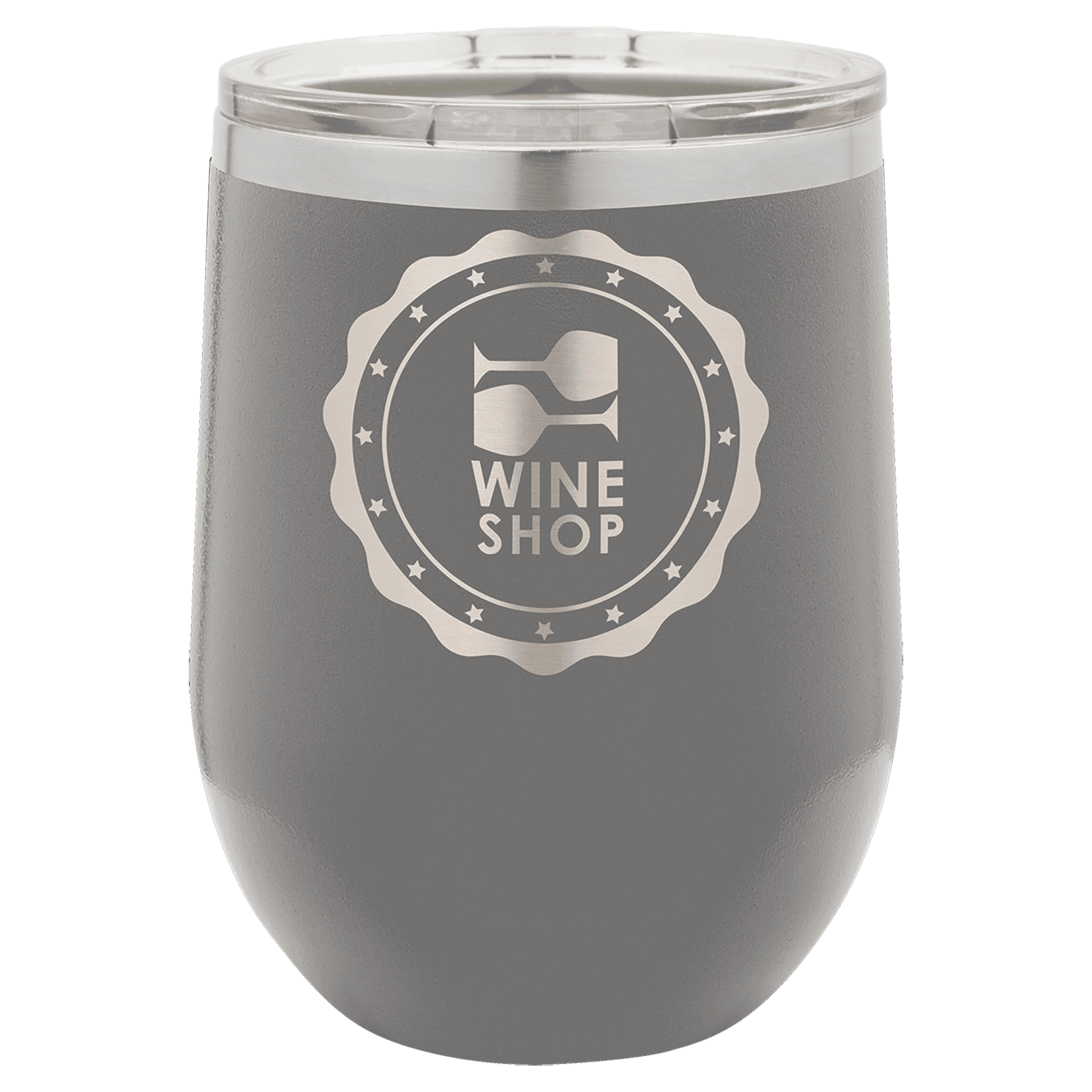 12oz Vacuum Insulated Stemless Wine Tumbler with Custom Engraving by Polar Camel - The Rutile Ltd