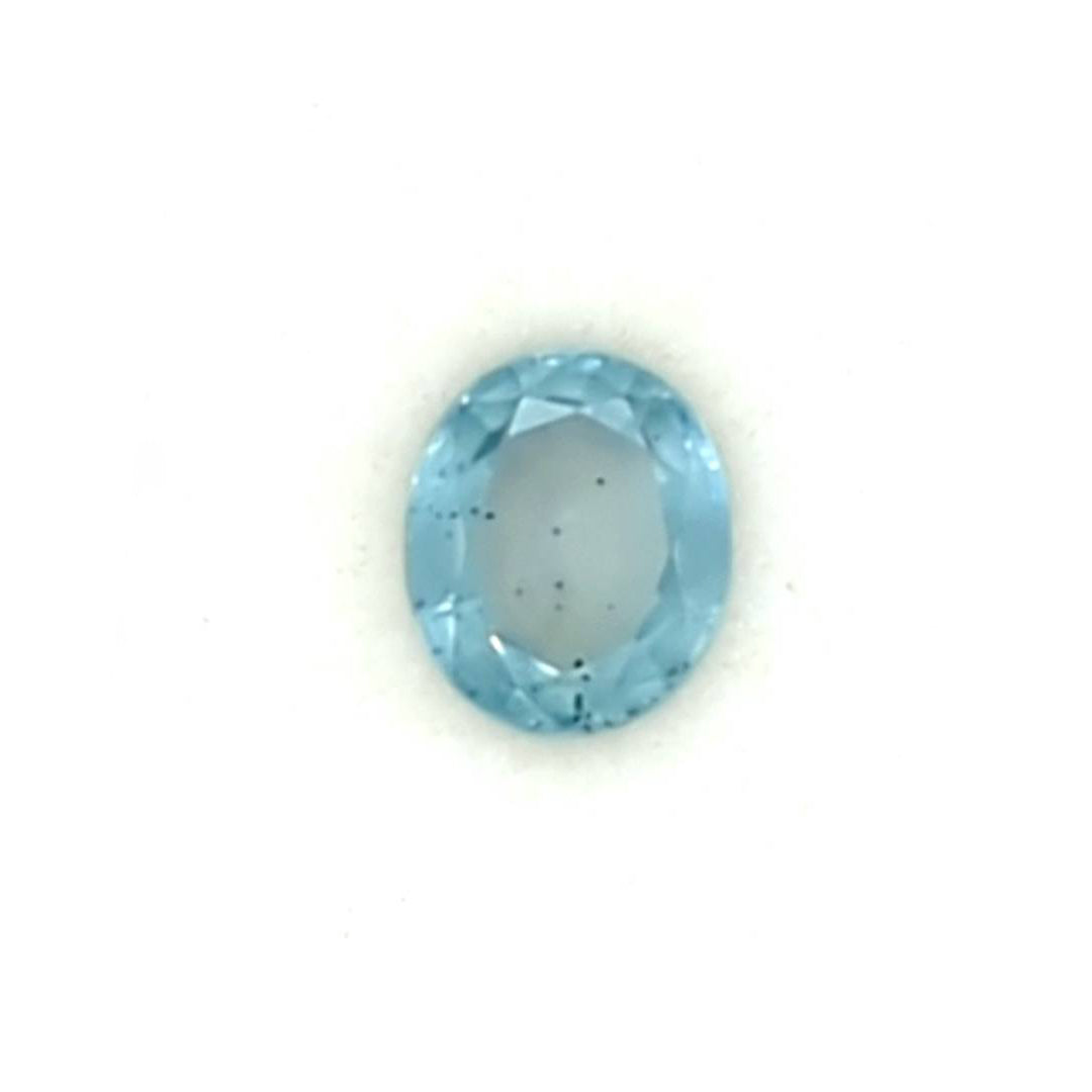 1.23ct Oval Light Blue Montana Sapphire Loose Gemstone