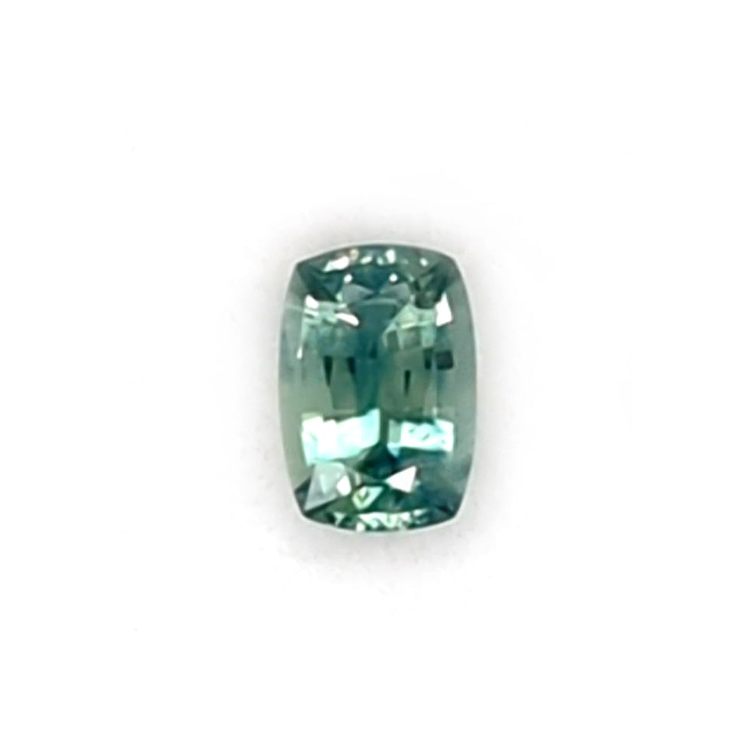 1.07ct Cushion Cut Greenish Blue Montana Sapphire