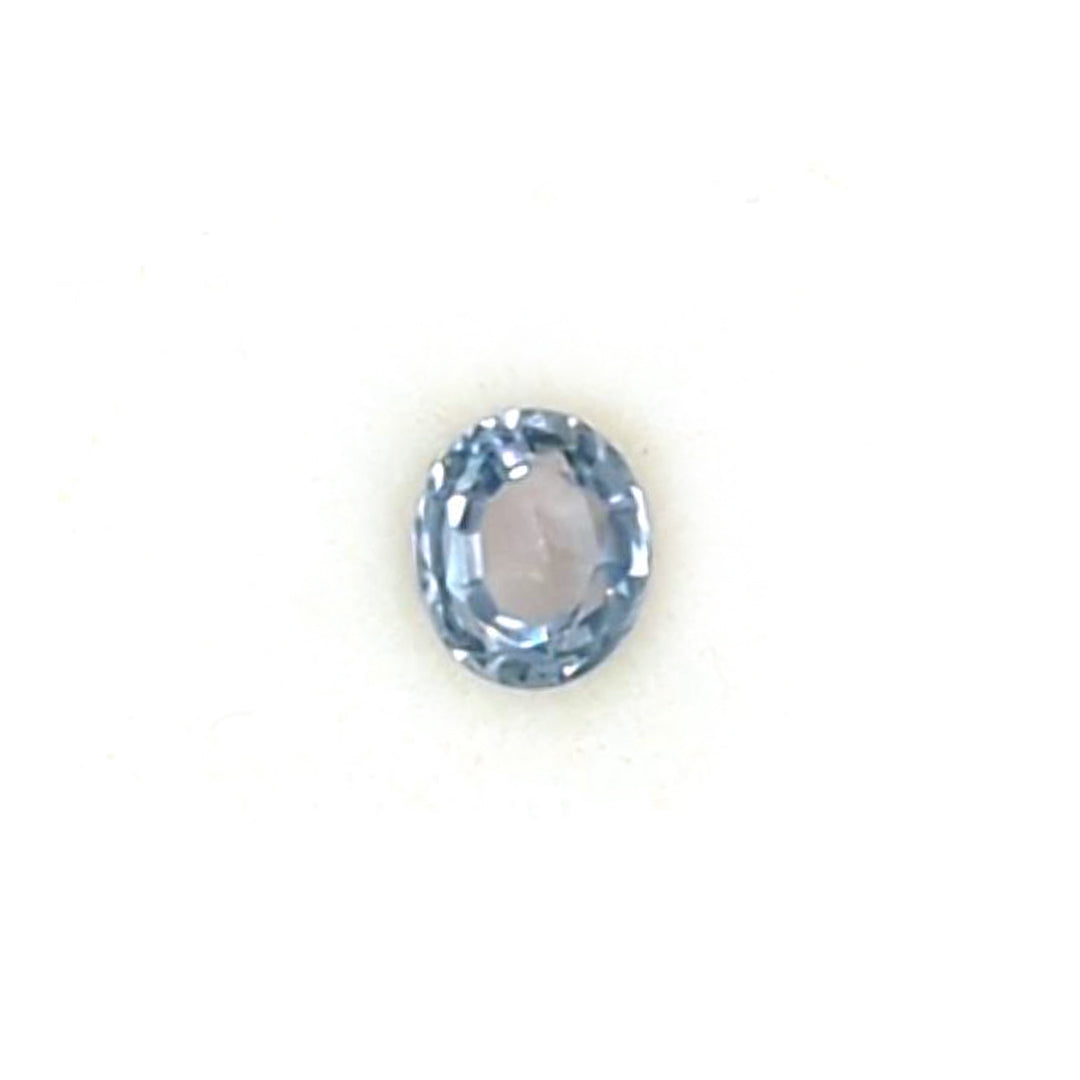 0.95ct Oval Gray Unheated Montana Sapphire Loose Gemstone