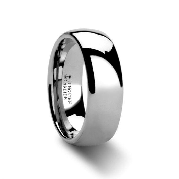 DOMINUS - DOMED TUNGSTEN CARBIDE RING - 6mm, 10mm, and 12mm - The Rutile Ltd