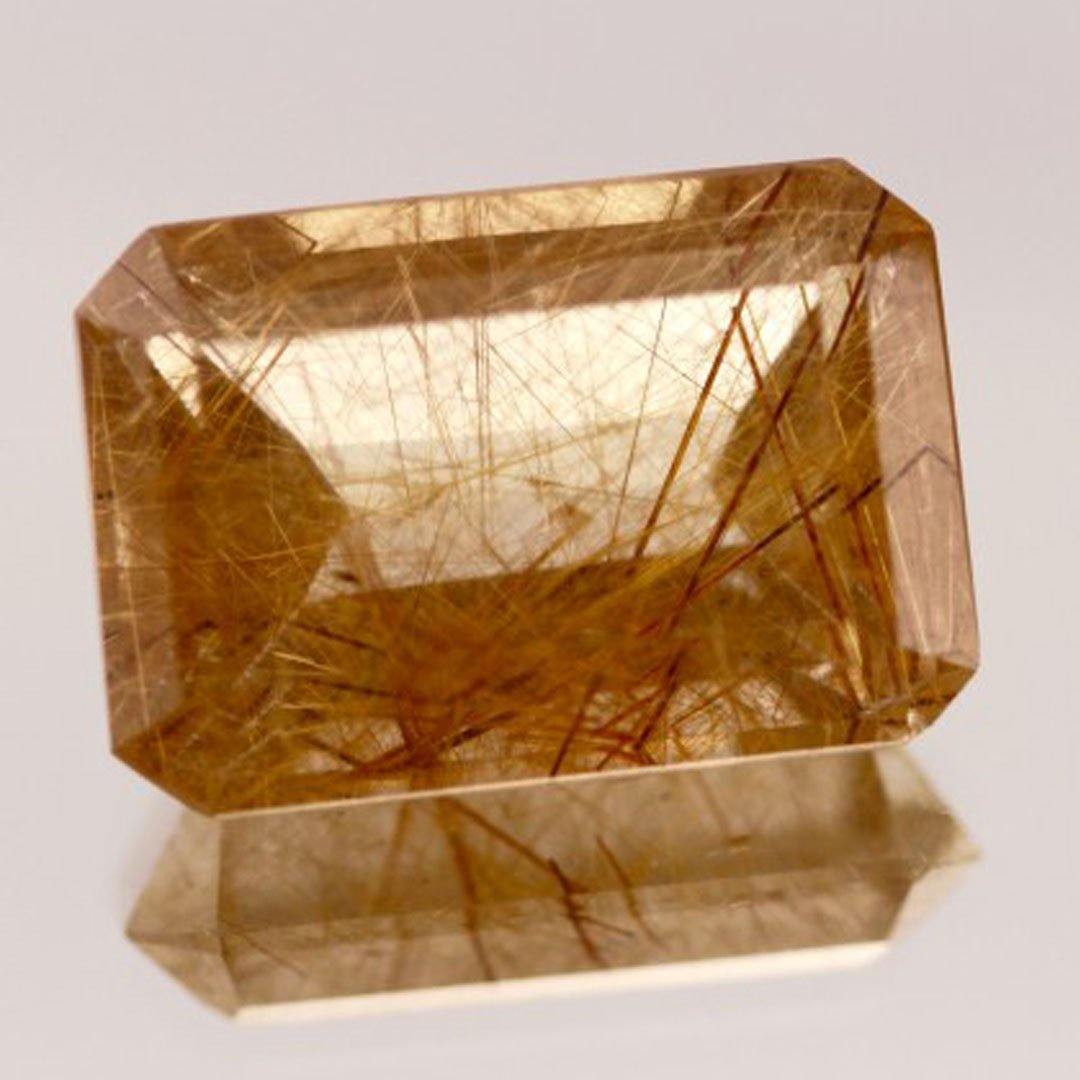 25.92cts Stunning Rutilated Quartz from Madagascar - The Rutile Ltd