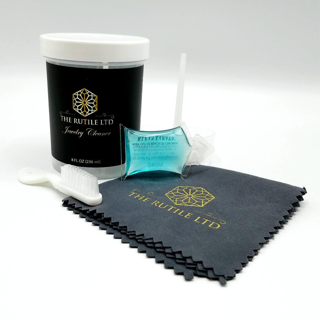 Jewelry Cleaning Kit - Cleaning Bath and Jewelry Polishing Cloth - The Rutile Ltd