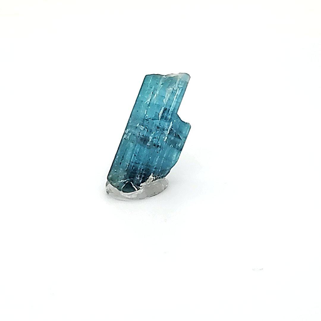 6.29ct Indicolite / Blue Tourmaline Rough Mineral Specimen - The Rutile Ltd