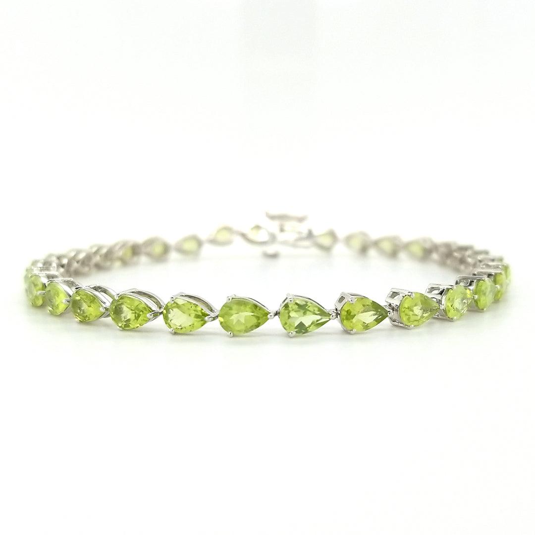 Signature Gemstone Tennis Bracelet in Sterling Silver - The Rutile Ltd