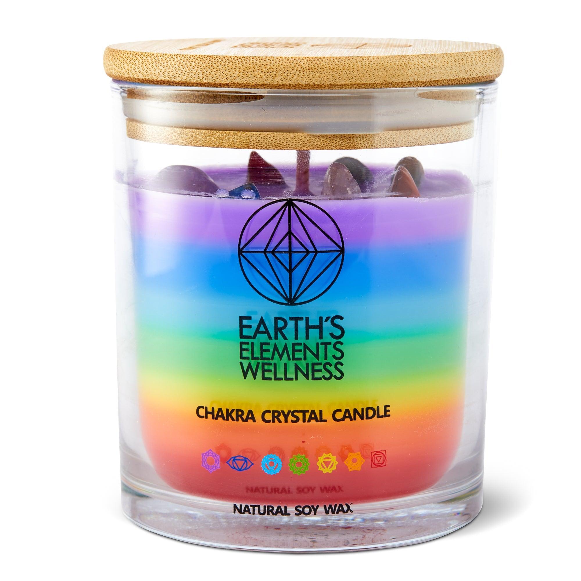 Chakra Crystal Soy Candle - The Rutile Ltd