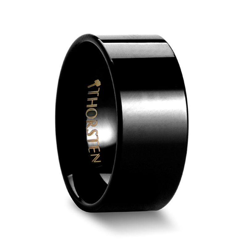 MORPHEUS - Flat Black Tungsten Ring 10mm - 12mm - The Rutile Ltd