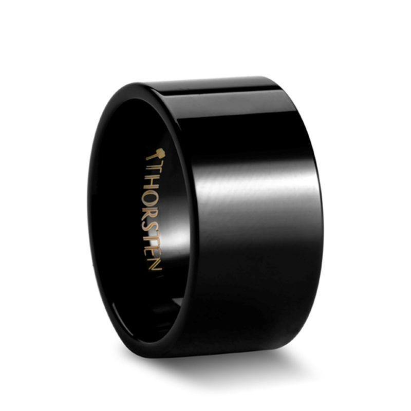 MORPHEUS - Flat Black Tungsten Ring 10mm - 12mm - The Rutile Ltd