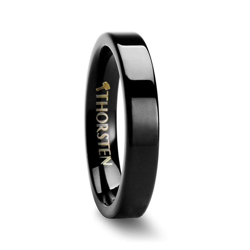 MORPHEUS - Flat Black Tungsten Ring 2mm - 8mm - The Rutile Ltd