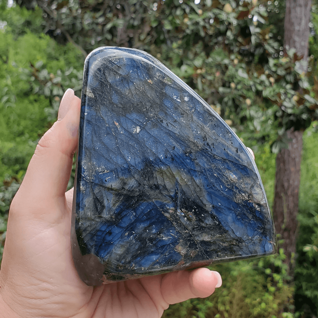 Polished Labradorite Desk Specimen - The Rutile Ltd